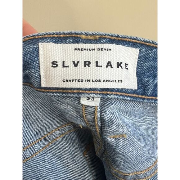 SLVRLAKE Low Rise Micro Mini Denim Skirt - Picture 7 of 7
